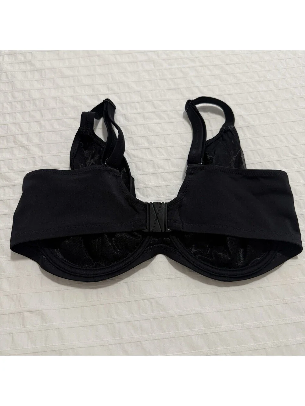Elomi 36G Essentials Underwire Swim Bikini Bra Top ES7500 Black